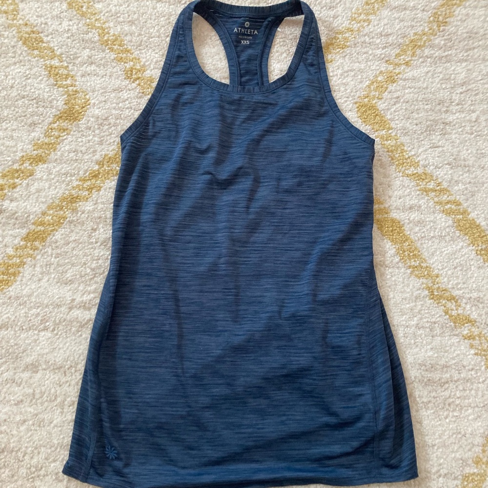 Athleta Navy Workout Top